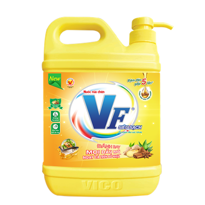 Nước rửa chén Gừng Quế VF 1,4kg
